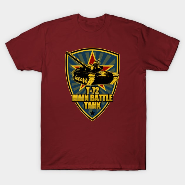 T-72 Tank T-Shirt by TCP